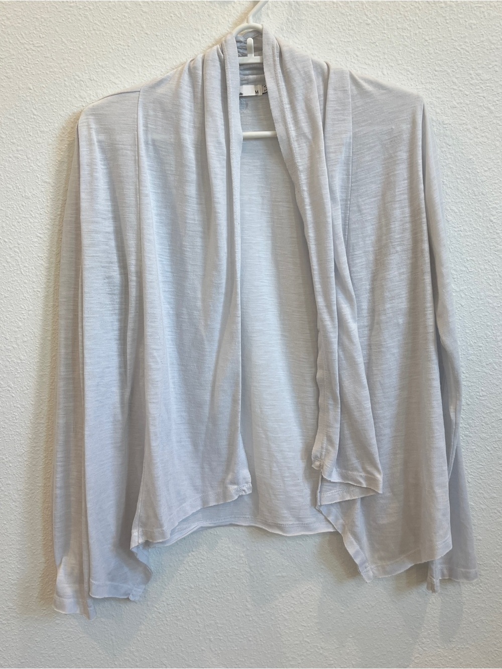 Prana Light waterfall jersey Cardigan with Gathered Back Detail